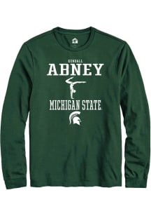 Kendall Abney Rally Mens Green Michigan State Spartans NIL Sport Icon Tee