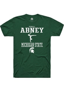 Kendall Abney Green Michigan State Spartans NIL Sport Icon Short Sleeve T Shirt