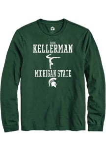 Sage Kellerman  Michigan State Spartans Green Rally NIL Sport Icon Long Sleeve T Shirt