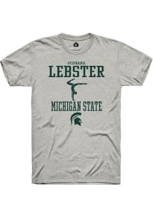 Stephanie Lebster Ash Michigan State Spartans NIL Sport Icon Short Sleeve T Shirt