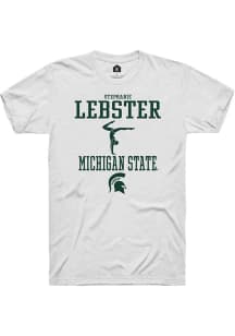 Stephanie Lebster White Michigan State Spartans NIL Sport Icon Short Sleeve T Shirt