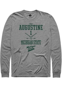 Trey Augustine Rally Mens Graphite Michigan State Spartans NIL Sport Icon Tee