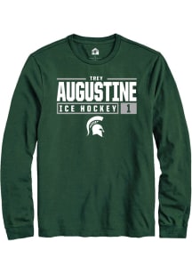Trey Augustine Rally Mens Green Michigan State Spartans NIL Sport Icon Tee