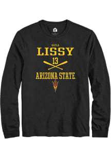 Kayla Lissy  Arizona State Sun Devils Black Rally NIL Sport Icon Long Sleeve T Shirt