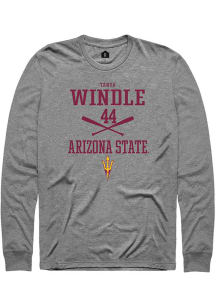 Tanya Windle  Arizona State Sun Devils Grey Rally NIL Sport Icon Long Sleeve T Shirt