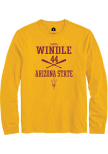 Tanya Windle  Arizona State Sun Devils Gold Rally NIL Sport Icon Long Sleeve T Shirt