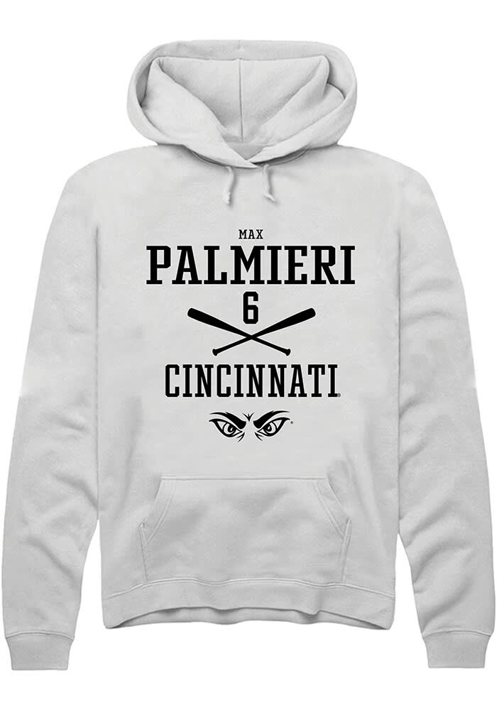 Max Palmieri Rally Cincinnati Bearcats Mens NIL Sport Icon Long Sleeve Hoodie