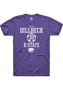 Chloe Dillbeck  K-State Wildcats Purple Rally NIL Sport Icon Short Sleeve T Shirt