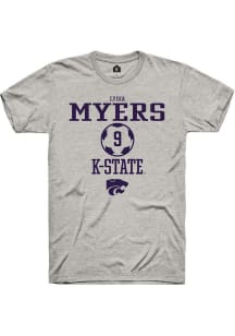 Lydia Myers  K-State Wildcats Ash Rally NIL Sport Icon Short Sleeve T Shirt