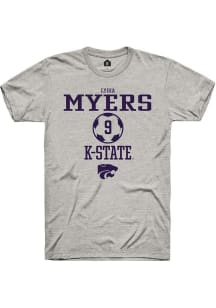 Lydia Myers  K-State Wildcats Ash Rally NIL Sport Icon Short Sleeve T Shirt