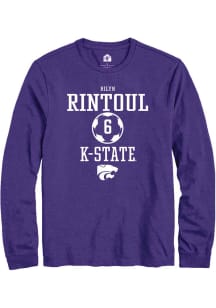 Rilyn Rintoul  K-State Wildcats Purple Rally NIL Sport Icon Long Sleeve T Shirt