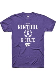 Rilyn Rintoul  K-State Wildcats Purple Rally NIL Sport Icon Short Sleeve T Shirt