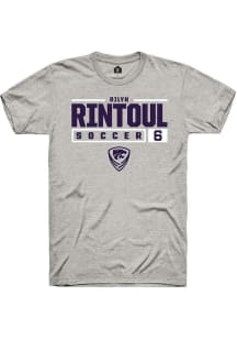 Rilyn Rintoul Ash K-State Wildcats NIL Stacked Box Short Sleeve T Shirt