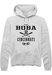 Tommy Boba Rally Mens Graphite Cincinnati Bearcats NIL Sport Icon Hooded Sweatshirt