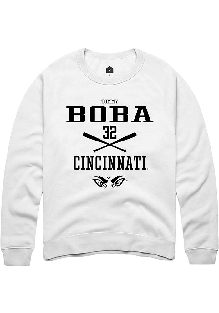 Tommy Boba Cincinnati Bearcats Graphite Rally NIL Sport Icon Long Sleeve T Shirt