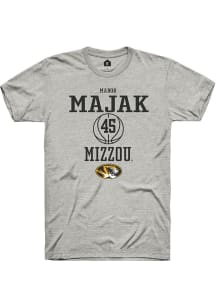 Mabor Majak  Missouri Tigers Ash Rally NIL Sport Icon Short Sleeve T Shirt