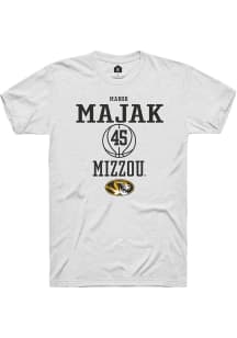 Mabor Majak  Missouri Tigers White Rally NIL Sport Icon Short Sleeve T Shirt