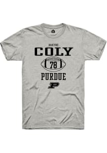 Bakyne Coly Ash Purdue Boilermakers NIL Sport Icon Short Sleeve T Shirt