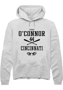 Tommy O'Connor  Rally Cincinnati Bearcats Mens White NIL Sport Icon Long Sleeve Hoodie