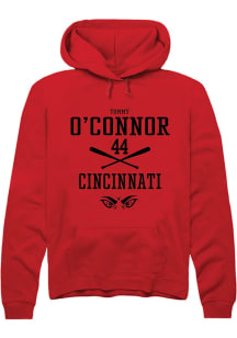 Tommy O'Connor  Rally Cincinnati Bearcats Mens Red NIL Sport Icon Long Sleeve Hoodie