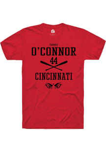 Tommy O'Connor Red Cincinnati Bearcats NIL Sport Icon Short Sleeve T Shirt