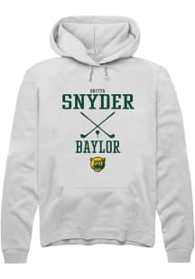 Britta Snyder  Rally Baylor Bears Mens White NIL Sport Icon Long Sleeve Hoodie