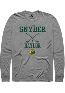 Britta Snyder  Baylor Bears Grey Rally NIL Sport Icon Long Sleeve T Shirt