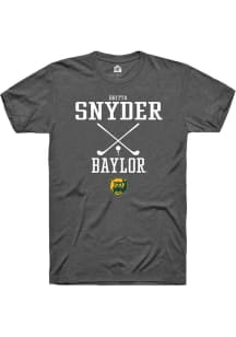Britta Snyder  Baylor Bears Grey Rally NIL Sport Icon Short Sleeve T Shirt