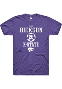 Paige Dickson  K-State Wildcats Purple Rally NIL Sport Icon Short Sleeve T Shirt