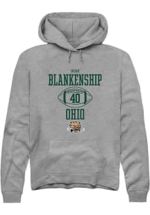 Beau Blankenship  Rally Ohio Bobcats Mens Graphite NIL Sport Icon Long Sleeve Hoodie