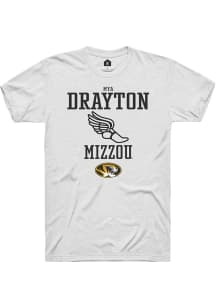 Mya Drayton  Missouri Tigers White Rally NIL Sport Icon Short Sleeve T Shirt