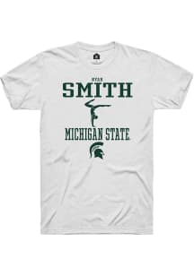Nyah Smith  Michigan State Spartans White Rally NIL Sport Icon Short Sleeve T Shirt