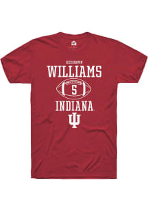 Keshawn Williams Red Indiana Hoosiers NIL Sport Icon Short Sleeve T Shirt