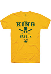 Paige King  Baylor Bears Gold Rally NIL Sport Icon Short Sleeve T Shirt