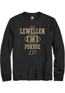 Addai Lewellen Rally Mens Black Purdue Boilermakers NIL Sport Icon Tee