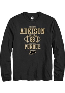 Andrew Adkison Rally Mens Black Purdue Boilermakers NIL Sport Icon Tee