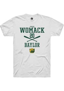 Chase Womack  Baylor Bears White Rally NIL Sport Icon Short Sleeve T Shirt