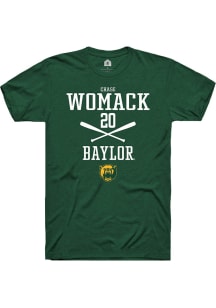 Chase Womack  Baylor Bears Green Rally NIL Sport Icon Short Sleeve T Shirt