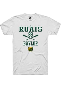 RJ Ruais  Baylor Bears White Rally NIL Sport Icon Short Sleeve T Shirt