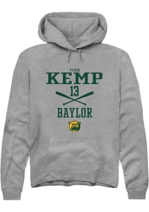 Tyriq Kemp  Rally Baylor Bears Mens Graphite NIL Sport Icon Long Sleeve Hoodie