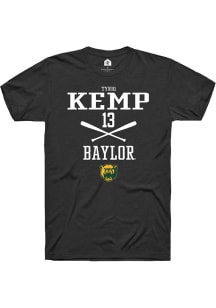 Tyriq Kemp  Baylor Bears Black Rally NIL Sport Icon Short Sleeve T Shirt