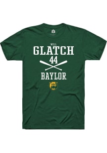 Will Glatch  Baylor Bears Green Rally NIL Sport Icon Short Sleeve T Shirt