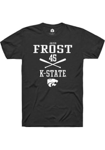 Jacob Frost  K-State Wildcats Black Rally NIL Sport Icon Short Sleeve T Shirt