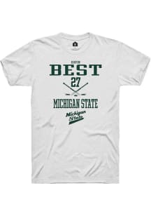 Gavin Best  Michigan State Spartans White Rally NIL Sport Icon Short Sleeve T Shirt