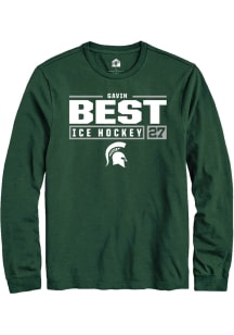 Gavin Best  Michigan State Spartans Green Rally NIL Sport Icon Long Sleeve T Shirt