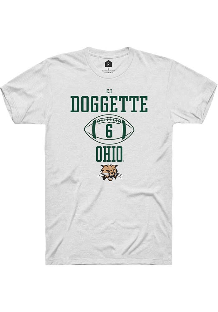 CJ Doggette Ohio Bobcats Rally NIL Sport Icon Short Sleeve T Shirt