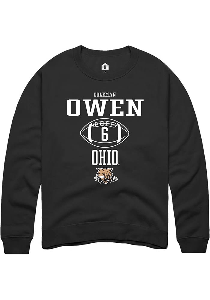 Coleman Owen Rally Ohio Bobcats Mens NIL Sport Icon Long Sleeve Crew Sweatshirt