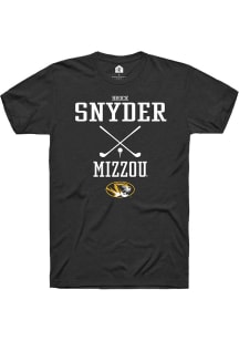 Brock Snyder  Missouri Tigers Black Rally NIL Sport Icon Short Sleeve T Shirt