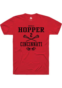 Brinley Hopper  Cincinnati Bearcats Red Rally NIL Sport Icon Short Sleeve T Shirt