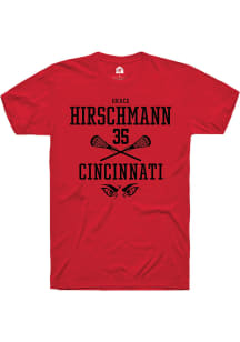 Grace Hirschmann  Cincinnati Bearcats Red Rally NIL Sport Icon Short Sleeve T Shirt